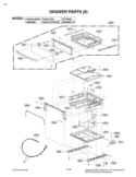 DRAWER PARTS II Diagram and Parts List for LSRG309ST FS1EVKG LG Range