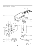 DISPENSER ASSEMBLY Diagram and Parts List for WM2650HWA F12A1FYP LG Washer