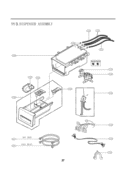 DISPENSER ASSEMBLY Diagram and Parts List for WM2655HVA F12A1FYP5 LG Washer