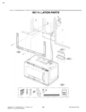 INSTALLATION PARTS Diagram and Parts List for LMHM2017SW CWHELGA LG Microwave