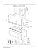 INSTALLATION PARTS Diagram and Parts List for LMV1683ST CSBELGA LG Microwave