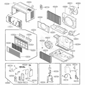 Part Location Diagram of 5403A20038L LG CONDENSER ASSEMBLY,FIRST
