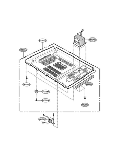 Part Location Diagram of 3302W0A025B LG BASE PLATE