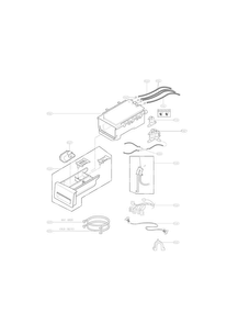 Dispener Parts Diagram and Parts List for WM4270HVA 00 LG Washer