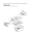 FREEZER PARTS Diagram and Parts List for LFX31925ST ASTCNA3 LG Refrigerator