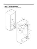 VALVE & WATER TUBE PARTS Diagram and Parts List for LFX31925ST ASTCNA3 LG Refrigerator