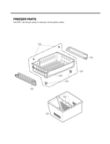 FREEZER PARTS Diagram and Parts List for LFX25974ST ASTCNA3 LG Refrigerator