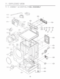 Part Location Diagram of 3650EN3300M LG HANDLE