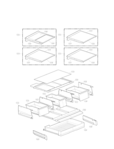 Refrigerator Parts Diagram and Parts List for LFXC24726S 02 LG Refrigerator