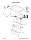 COOKTOP PARTS Diagram and Parts List for LSES302ST FSTLVKG LG Range