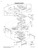 DRAWER PARTS Diagram and Parts List for LSES302ST FSTLVKG LG Range