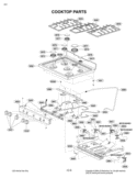 COOKTOP PARTS Diagram and Parts List for LDG3015ST FSTELGA LG Range