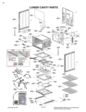 LOWER CAVITY PARTS Diagram and Parts List for LDG3015ST FSTELGA LG Range