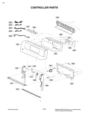 Part Location Diagram of EBR71261601 LG Range Power Control Board