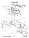 COOKTOP PARTS Diagram and Parts List for LDG3016ST FSTELGA LG Range