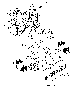 Blower Module Diagram and Parts List for 2338498450  Kenmore Range Hood
