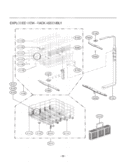 EXPLODED VIEW  RACK ASSEMBLY Diagram and Parts List for LDF8072ST ASTEEUS LG Dishwasher