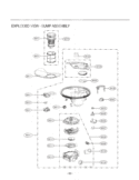 Part Location Diagram of MBN61986201 LG Upper Case