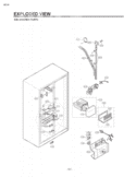 ICE &WATER PARTS EXPLODED VIEW Diagram and Parts List for LSC26905SW ASWCLGA LG Refrigerator