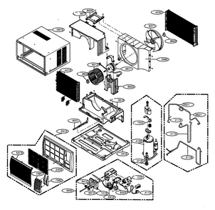 Part Location Diagram of 5238AR1100A LG Lower air guide