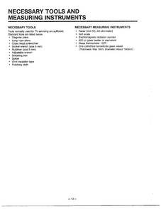 Tools/measuring Instruments Diagram and Parts List for MA-1171S  LG Microwave