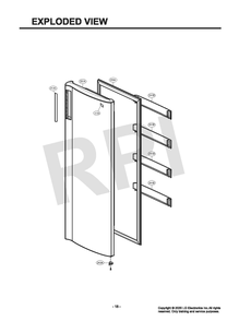 Diagram 1 Diagram and Parts List for LROFC0605V  LG Freezer