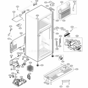 Part Location Diagram of EBR78764105 LG PCB ASSEMBLY,MAIN