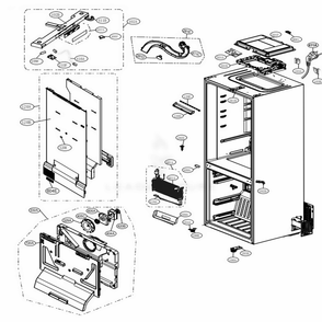 Part Location Diagram of ABN74578217 LG CAP ASSEMBLY