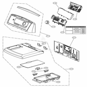 Part Location Diagram of AGL73093113 LG PANEL ASSEMBLY,FRONT