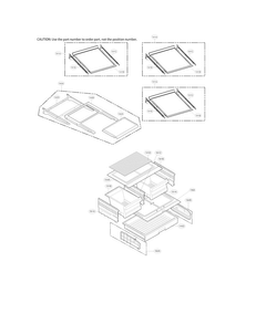 Refrigerator Parts Diagram and Parts List for LFX28968ST 03 LG Refrigerator