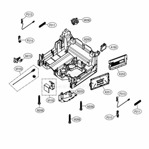 Base Assembly Diagram and Parts List for 14357 ABDESEU LG Dishwasher
