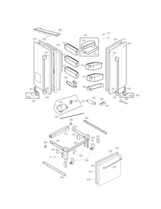 Part Location Diagram of MGT61844016 LG Slide Rail