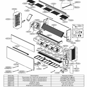 Part Location Diagram of EBR79304109 LG PCB ASSEMBLY,OPTION