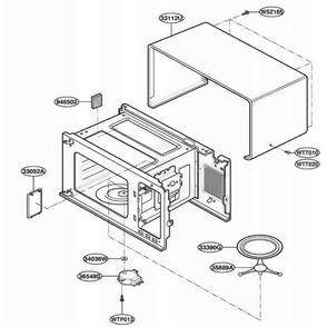 Part Location Diagram of 3112W2U005J LG CASE,U BENDING