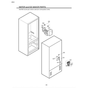 Section 3 Diagram and Parts List for LFC20740ST ASTCLGY LG Refrigerator