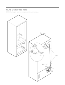 Diagram 3 Diagram and Parts List for GC-L288GQXM ASWCNA0 LG Refrigerator