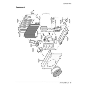 Section 1 Diagram and Parts List for LA090CP AMTAEUS LG Air Conditioner