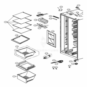 Part Location Diagram of ACQ87309250 LG COVER ASSEMBLY,HINGE