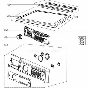 Part Location Diagram of EBR75773701 LG PCB ASSEMBLY,DISPLAY