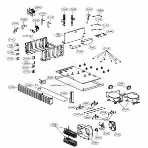 Part Location Diagram of EBR85982401 LG PCB ASSEMBLY,SUB