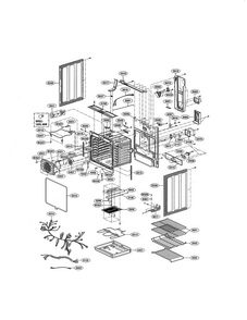 Cavity Diagram and Parts List for LRE3027ST  LG Range