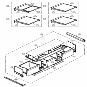 Refrigerator Parts Diagram and Parts List for LMXC23746S ASTCNA1 LG Refrigerator