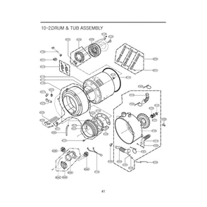 Section 3 Diagram and Parts List for WM2032HS ATTEEUS LG Washer
