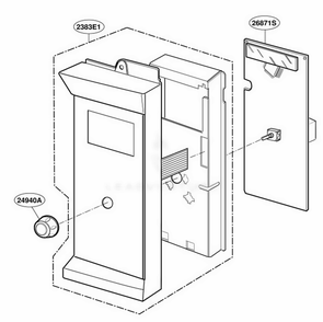 Controller Parts Diagram and Parts List for JVM1490SD ASTEGEU LG Range