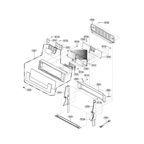 Controller Diagram and Parts List for LRE30955ST 00 LG Range