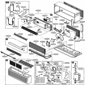 Part Location Diagram of EBR76479905 LG PCB ASSEMBLY,MAIN