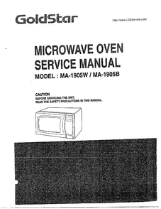 Microwave Oven Cover Diagram and Parts List for MA-1905W  LG Microwave