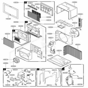 Part Location Diagram of 3721A20049F LG PANEL ASSEMBLY,CONTROL