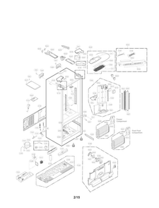 Part Location Diagram of AEH73577644 LG HINGE ASSEMBLY,CENTER