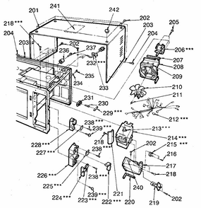 Part Location Diagram of 500203 LG Duct